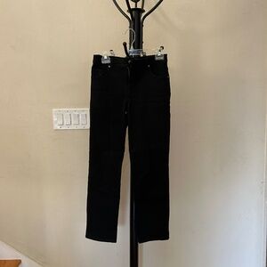 Gloria Vanderbilt Black Straigh Leg Classic Cotton Jeans Size 4P